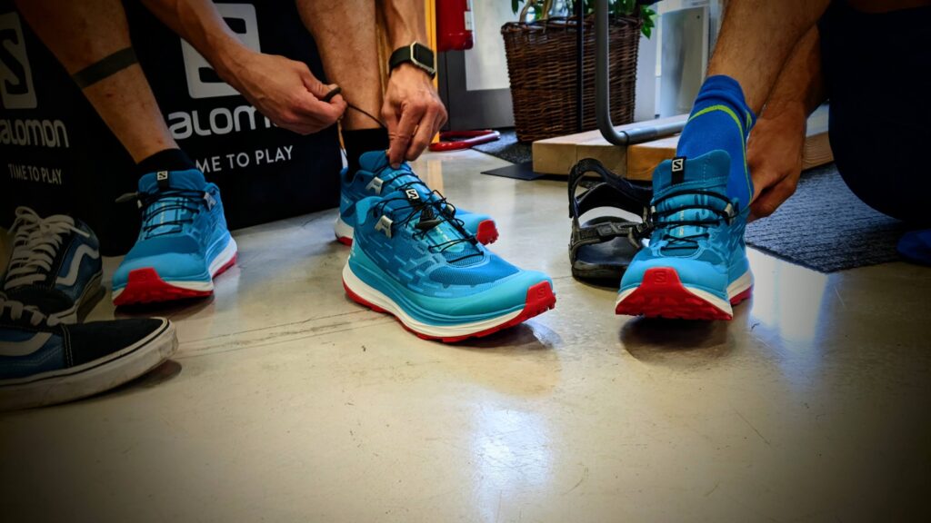 scarpe trail running ammortizzate di Salomon 